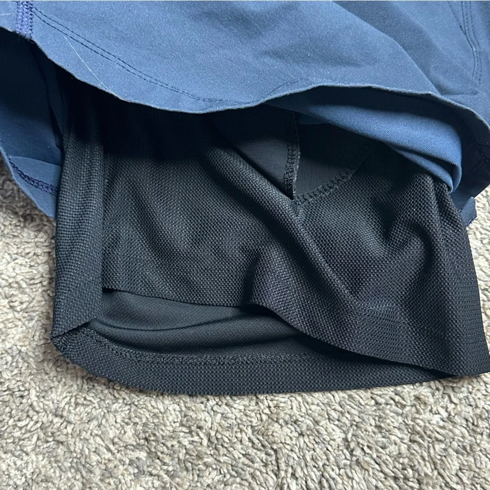 Public Rec Flex Shorts 36 navy blue pockets lined athletic workout Athleisure